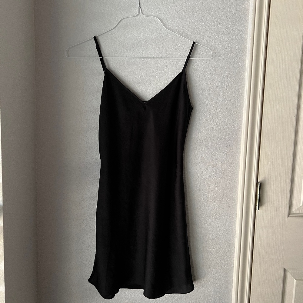 aritzia only slip mini dress